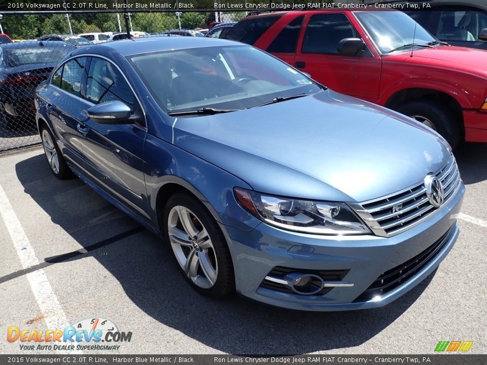 Harbor Blue Metallic 2016 Volkswagen CC 2.0T R Line Photo #2