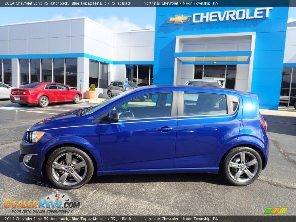 Blue Topaz Metallic 2014 Chevrolet Sonic RS Hatchback Photo #3