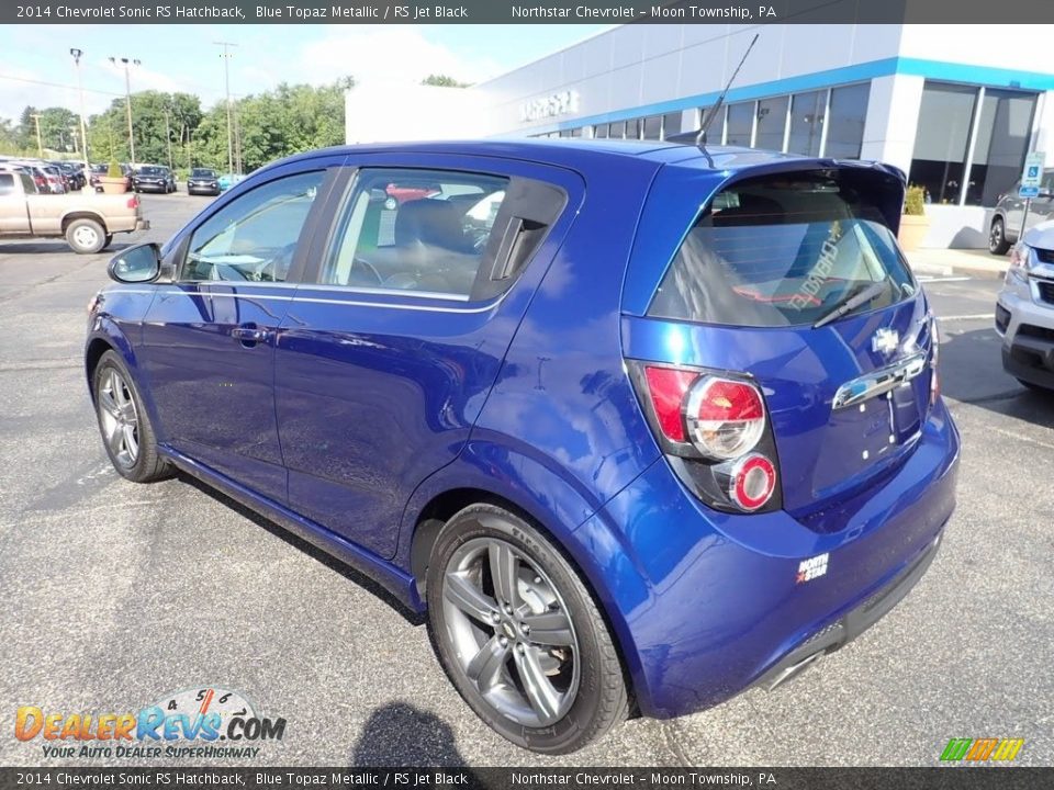 Blue Topaz Metallic 2014 Chevrolet Sonic RS Hatchback Photo #4