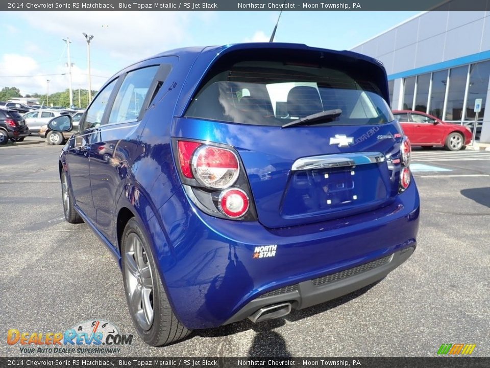 2014 Chevrolet Sonic RS Hatchback Blue Topaz Metallic / RS Jet Black Photo #5