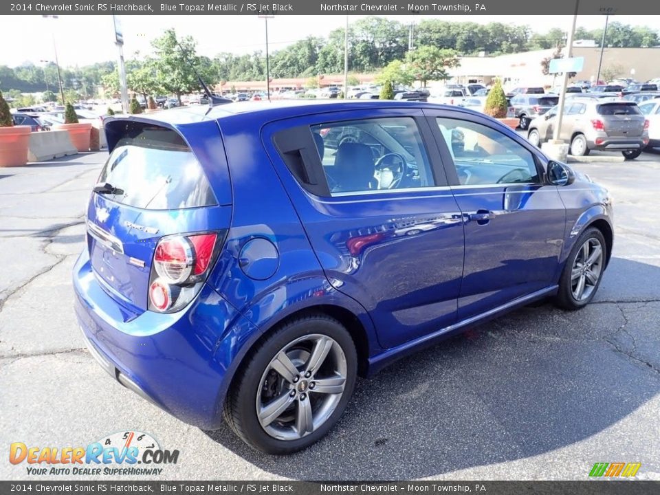 Blue Topaz Metallic 2014 Chevrolet Sonic RS Hatchback Photo #9