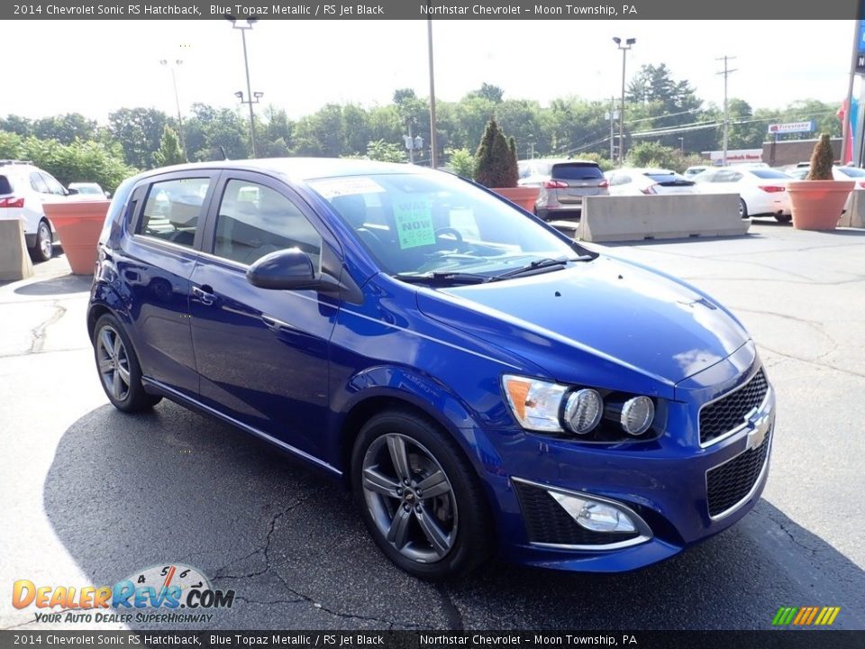 Blue Topaz Metallic 2014 Chevrolet Sonic RS Hatchback Photo #11