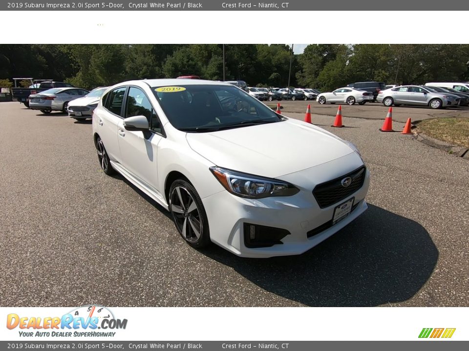 2019 Subaru Impreza 2.0i Sport 5-Door Crystal White Pearl / Black Photo #1