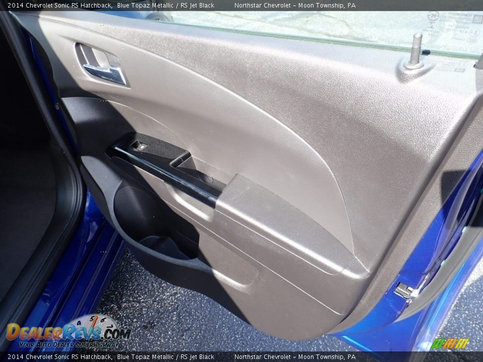 2014 Chevrolet Sonic RS Hatchback Blue Topaz Metallic / RS Jet Black Photo #17