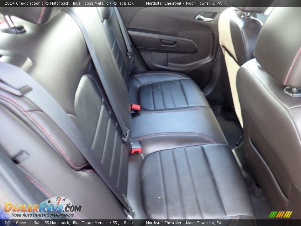 Rear Seat of 2014 Chevrolet Sonic RS Hatchback Photo #18