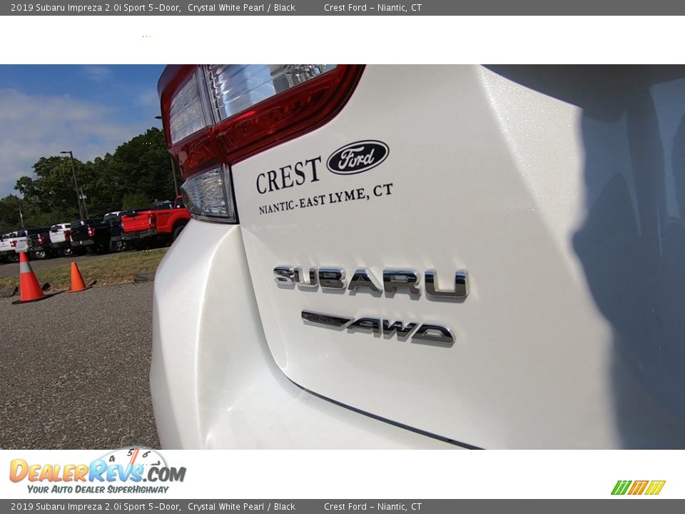 2019 Subaru Impreza 2.0i Sport 5-Door Crystal White Pearl / Black Photo #10