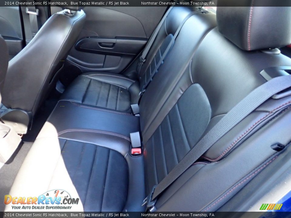 Rear Seat of 2014 Chevrolet Sonic RS Hatchback Photo #21