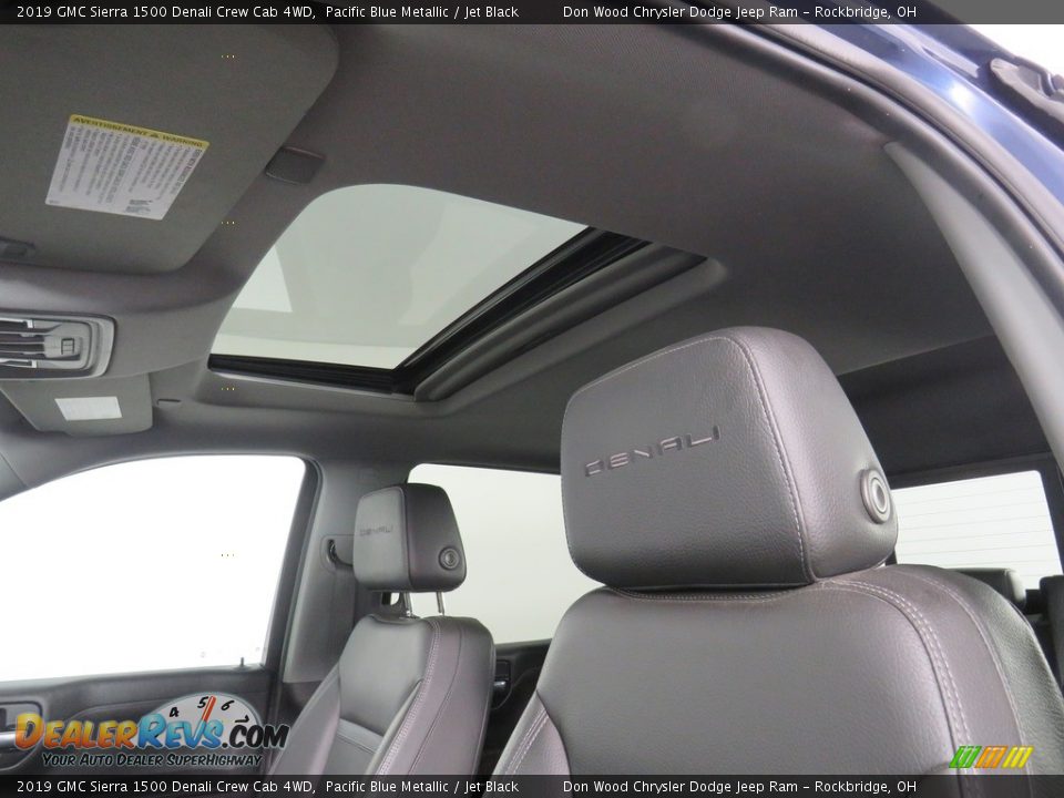 2019 GMC Sierra 1500 Denali Crew Cab 4WD Pacific Blue Metallic / Jet Black Photo #2
