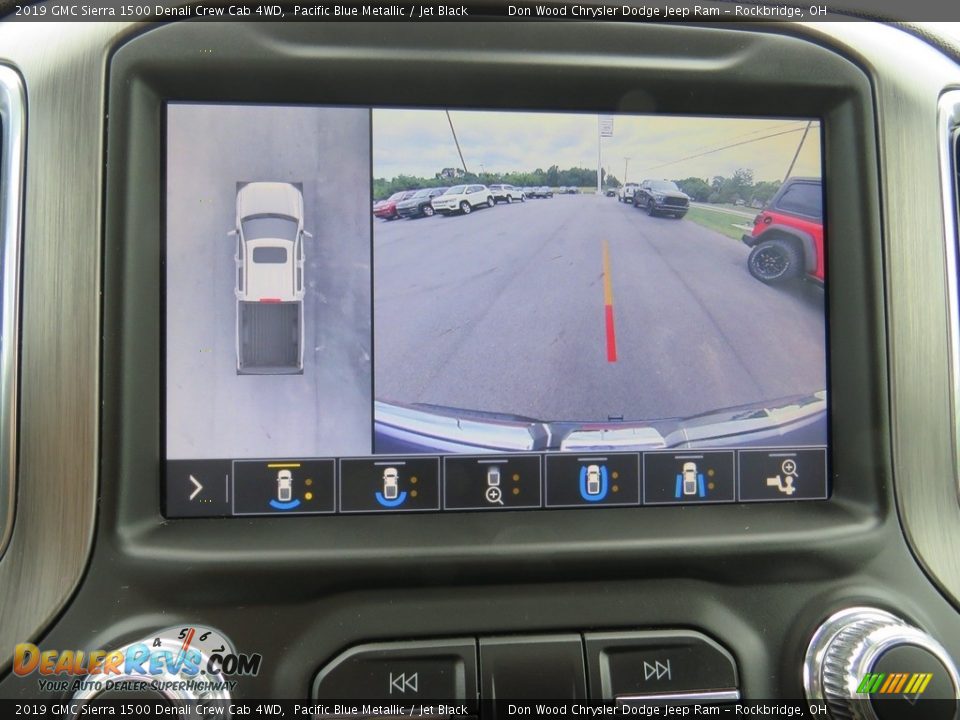 2019 GMC Sierra 1500 Denali Crew Cab 4WD Pacific Blue Metallic / Jet Black Photo #5