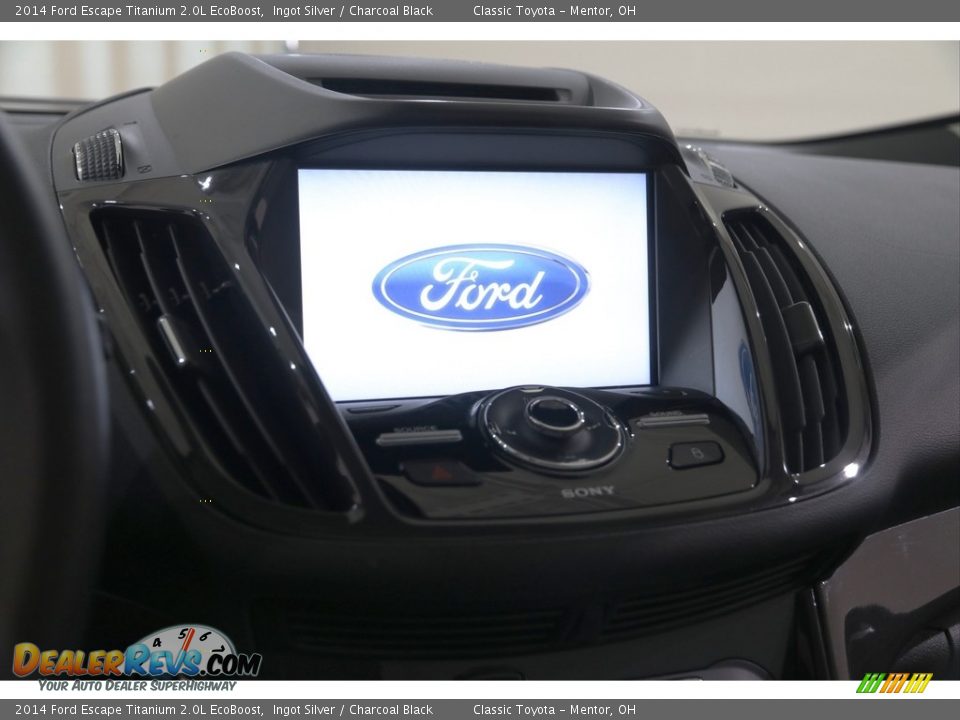2014 Ford Escape Titanium 2.0L EcoBoost Ingot Silver / Charcoal Black Photo #9