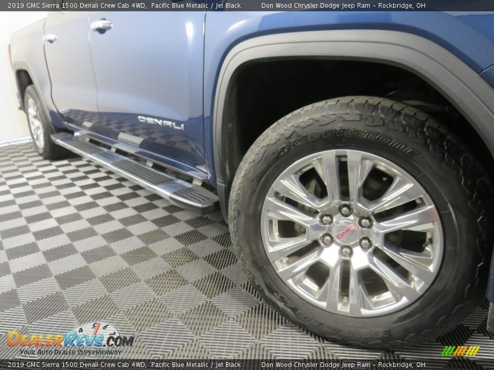 2019 GMC Sierra 1500 Denali Crew Cab 4WD Pacific Blue Metallic / Jet Black Photo #7