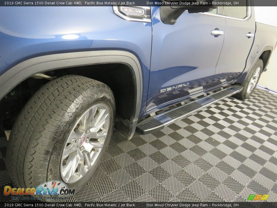 2019 GMC Sierra 1500 Denali Crew Cab 4WD Pacific Blue Metallic / Jet Black Photo #12