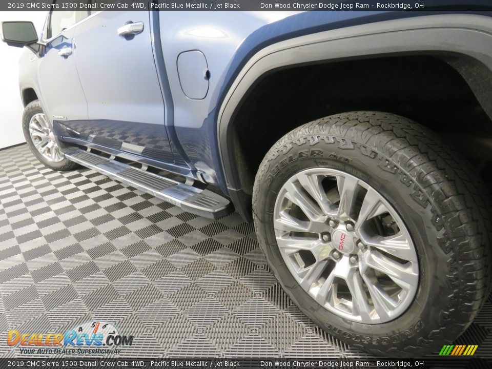 2019 GMC Sierra 1500 Denali Crew Cab 4WD Pacific Blue Metallic / Jet Black Photo #13
