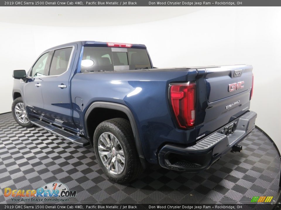 2019 GMC Sierra 1500 Denali Crew Cab 4WD Pacific Blue Metallic / Jet Black Photo #14