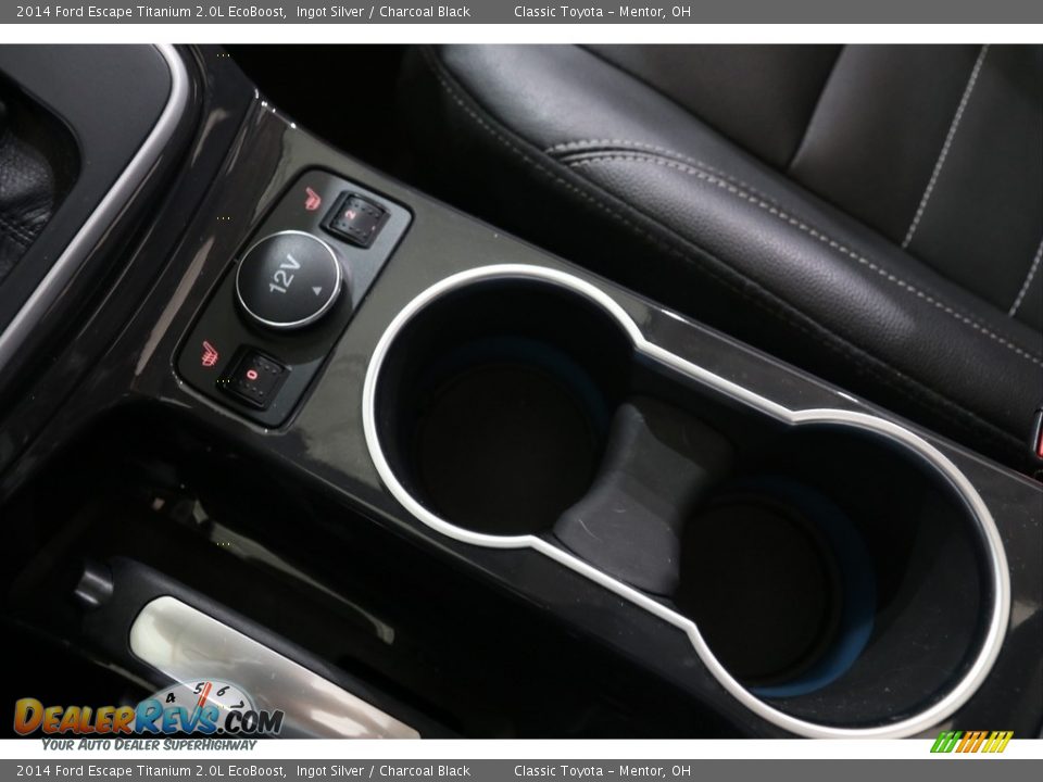 2014 Ford Escape Titanium 2.0L EcoBoost Ingot Silver / Charcoal Black Photo #20