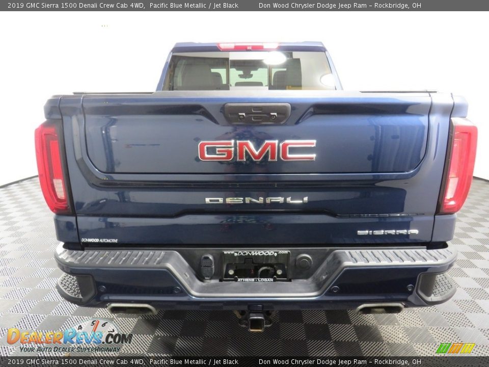 2019 GMC Sierra 1500 Denali Crew Cab 4WD Pacific Blue Metallic / Jet Black Photo #15