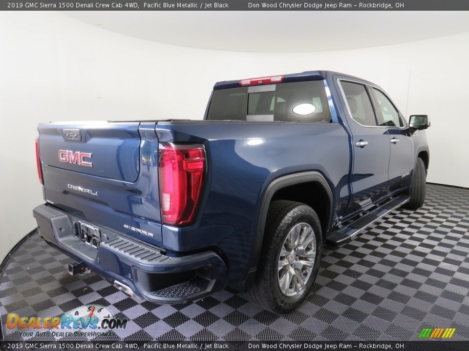 2019 GMC Sierra 1500 Denali Crew Cab 4WD Pacific Blue Metallic / Jet Black Photo #19