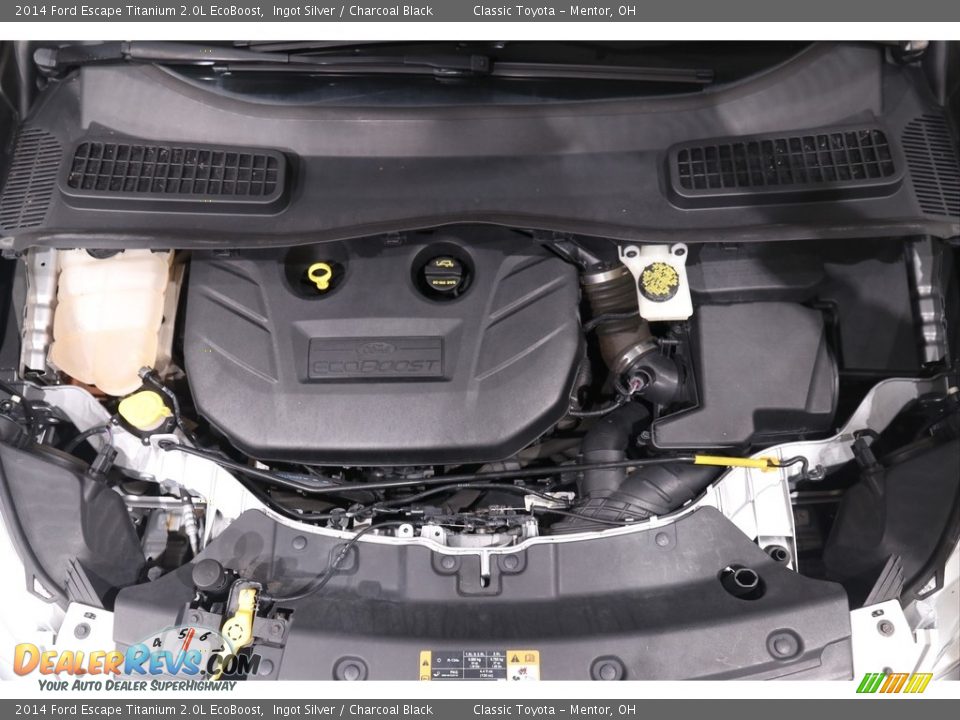 2014 Ford Escape Titanium 2.0L EcoBoost Ingot Silver / Charcoal Black Photo #25