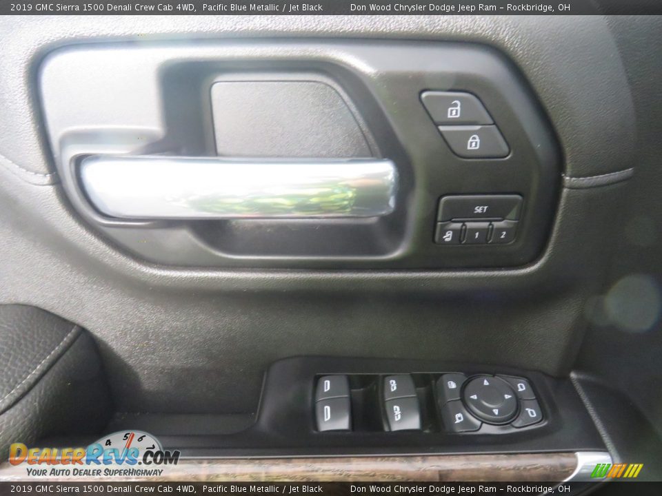 2019 GMC Sierra 1500 Denali Crew Cab 4WD Pacific Blue Metallic / Jet Black Photo #22