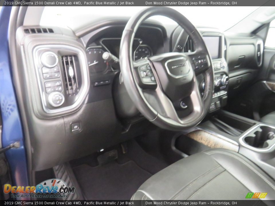 2019 GMC Sierra 1500 Denali Crew Cab 4WD Pacific Blue Metallic / Jet Black Photo #25