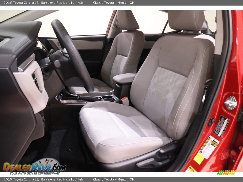 2016 Toyota Corolla LE Barcelona Red Metallic / Ash Photo #5