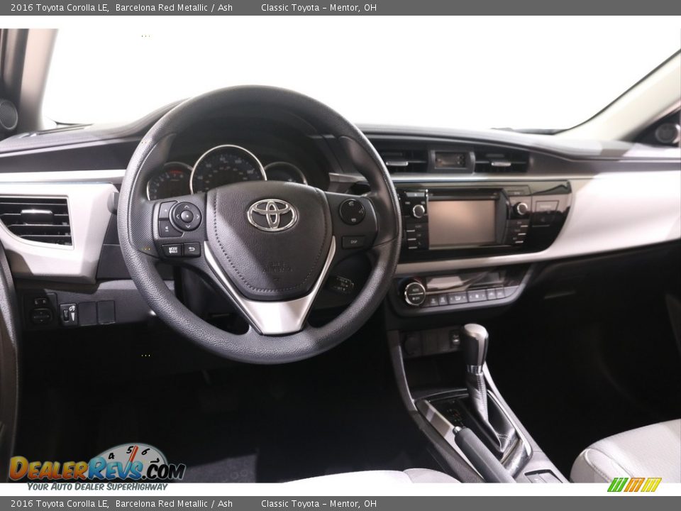 2016 Toyota Corolla LE Barcelona Red Metallic / Ash Photo #6