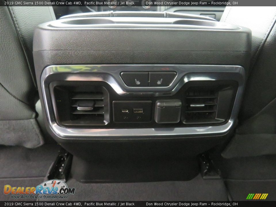 2019 GMC Sierra 1500 Denali Crew Cab 4WD Pacific Blue Metallic / Jet Black Photo #30