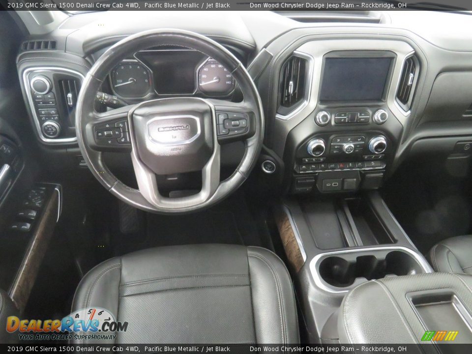2019 GMC Sierra 1500 Denali Crew Cab 4WD Pacific Blue Metallic / Jet Black Photo #31