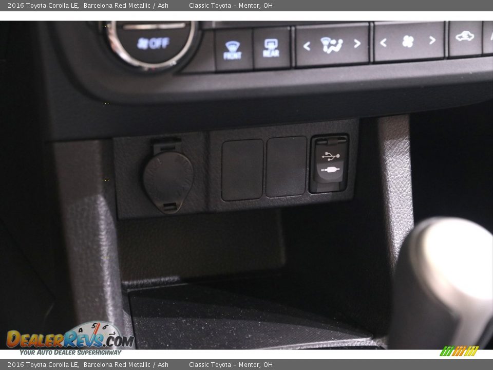 2016 Toyota Corolla LE Barcelona Red Metallic / Ash Photo #13