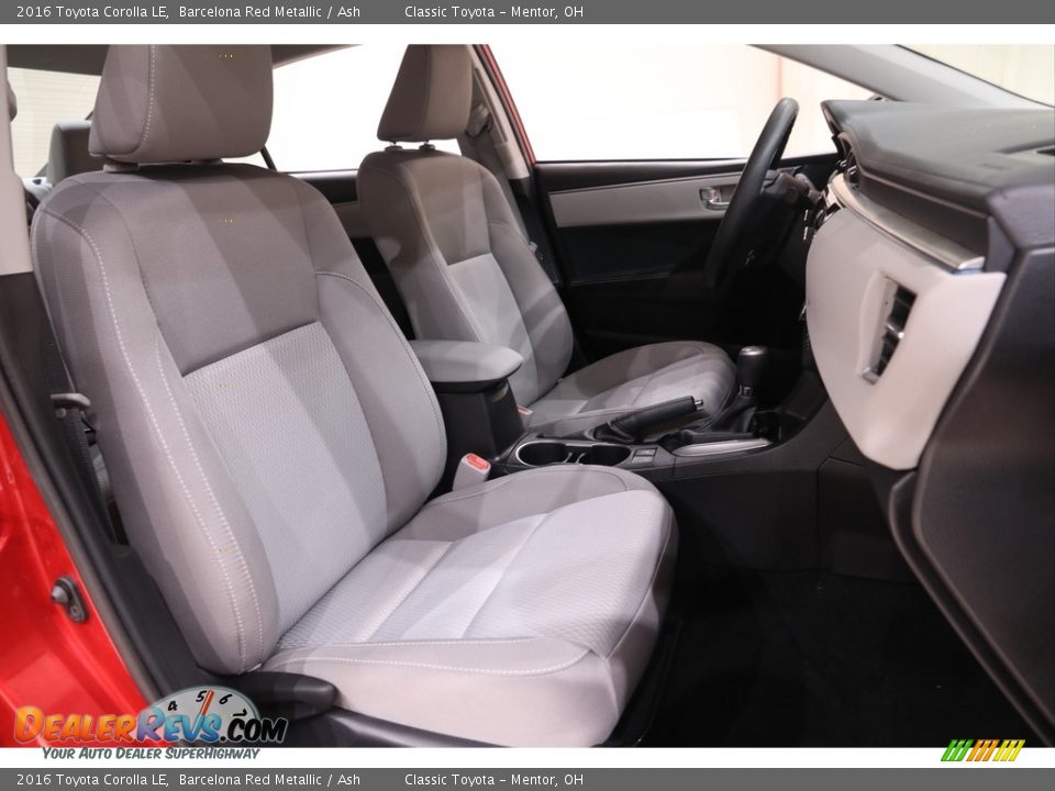 2016 Toyota Corolla LE Barcelona Red Metallic / Ash Photo #15
