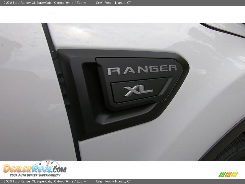 2020 Ford Ranger XL SuperCab Oxford White / Ebony Photo #24