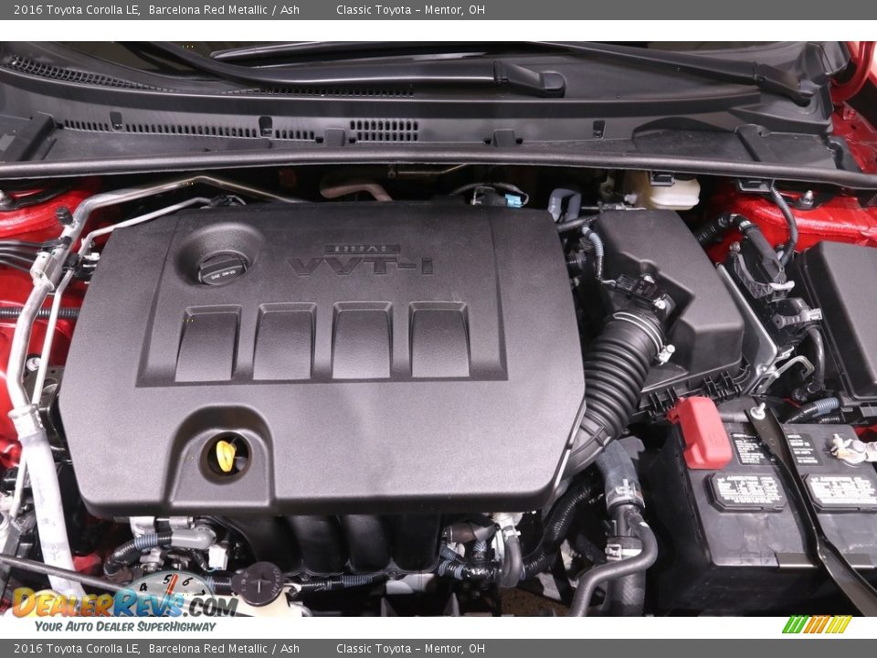 2016 Toyota Corolla LE Barcelona Red Metallic / Ash Photo #19