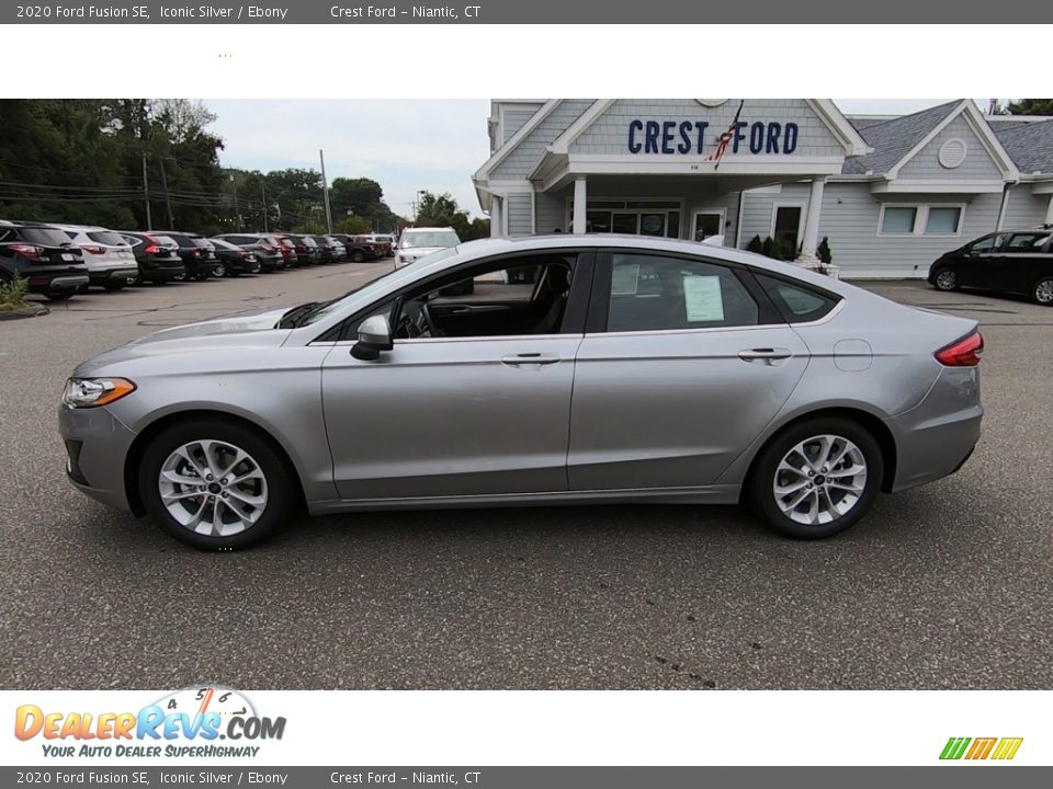 2020 Ford Fusion SE Iconic Silver / Ebony Photo #4