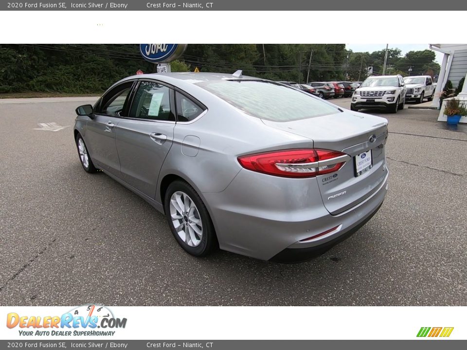 2020 Ford Fusion SE Iconic Silver / Ebony Photo #5