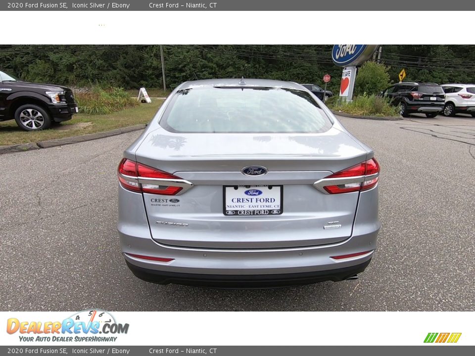 2020 Ford Fusion SE Iconic Silver / Ebony Photo #6