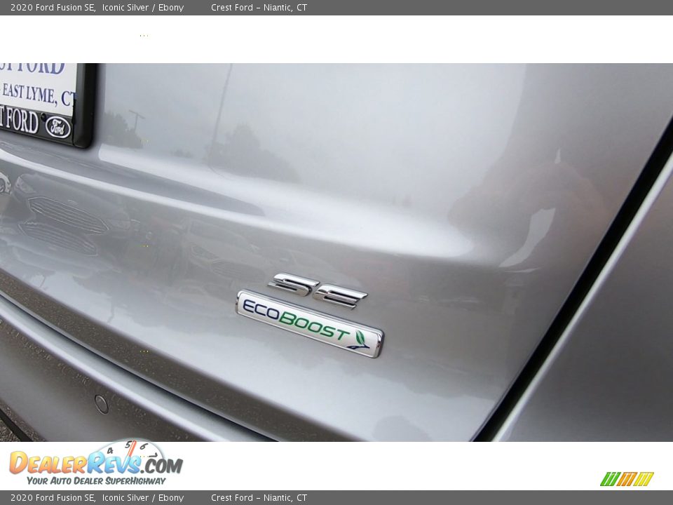 2020 Ford Fusion SE Iconic Silver / Ebony Photo #9