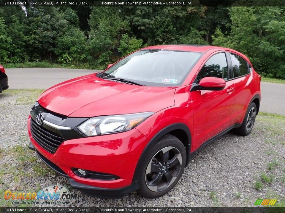 2018 Honda HR-V EX AWD Milano Red / Black Photo #1