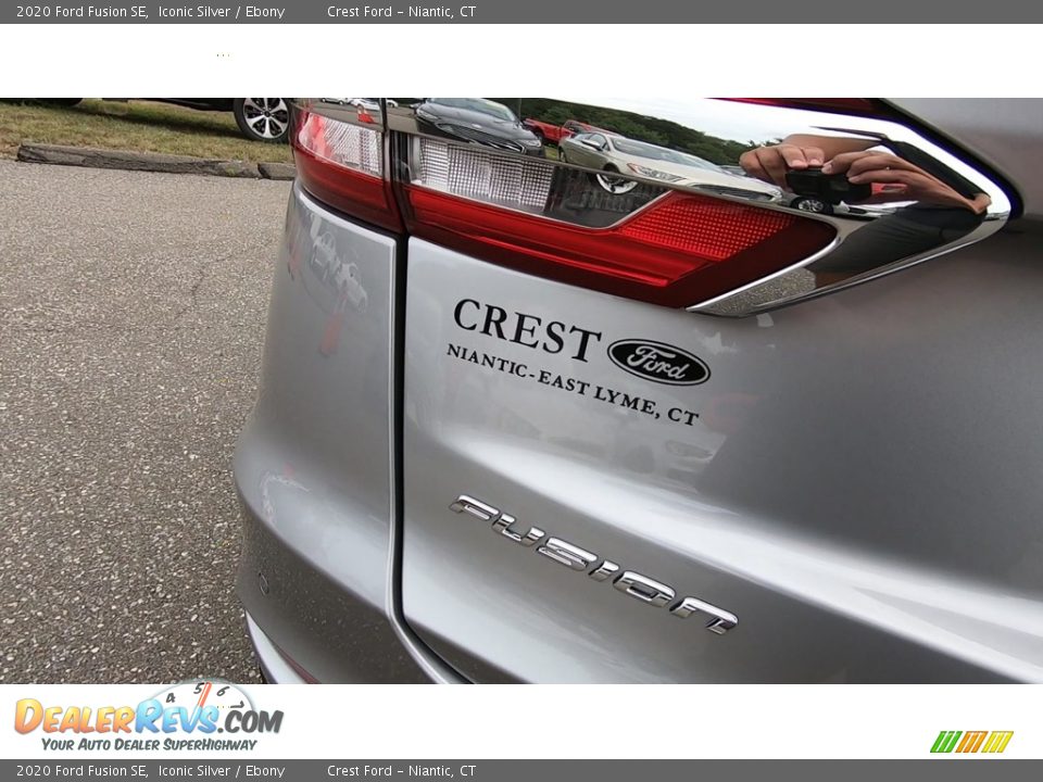2020 Ford Fusion SE Iconic Silver / Ebony Photo #10
