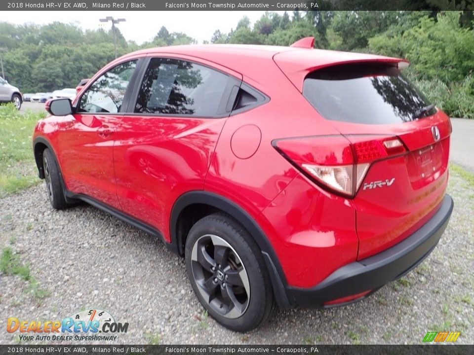 2018 Honda HR-V EX AWD Milano Red / Black Photo #2