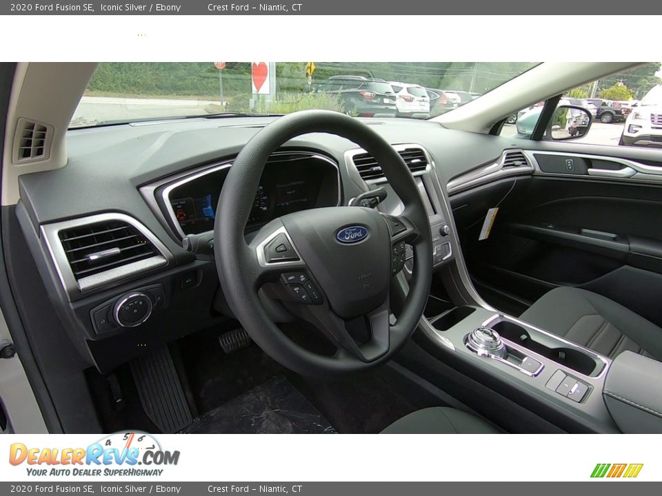 2020 Ford Fusion SE Iconic Silver / Ebony Photo #11