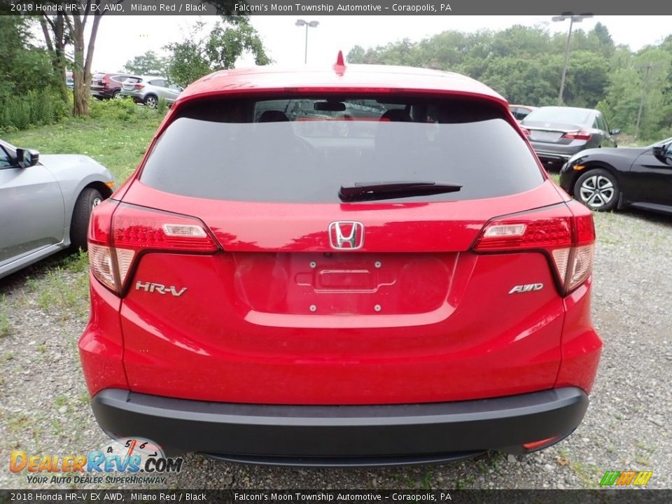 2018 Honda HR-V EX AWD Milano Red / Black Photo #3