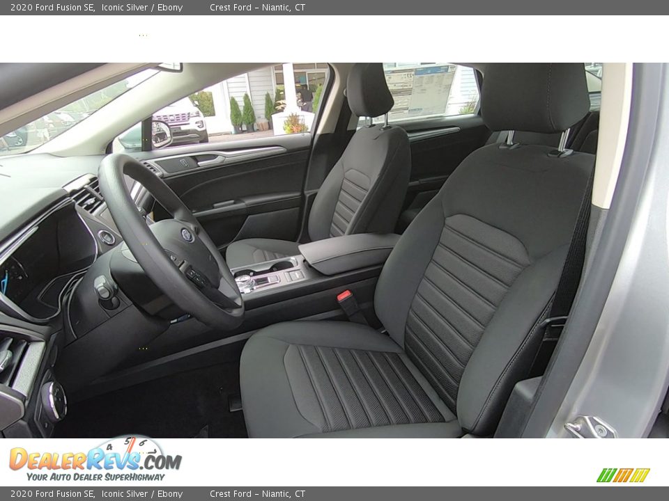 2020 Ford Fusion SE Iconic Silver / Ebony Photo #12