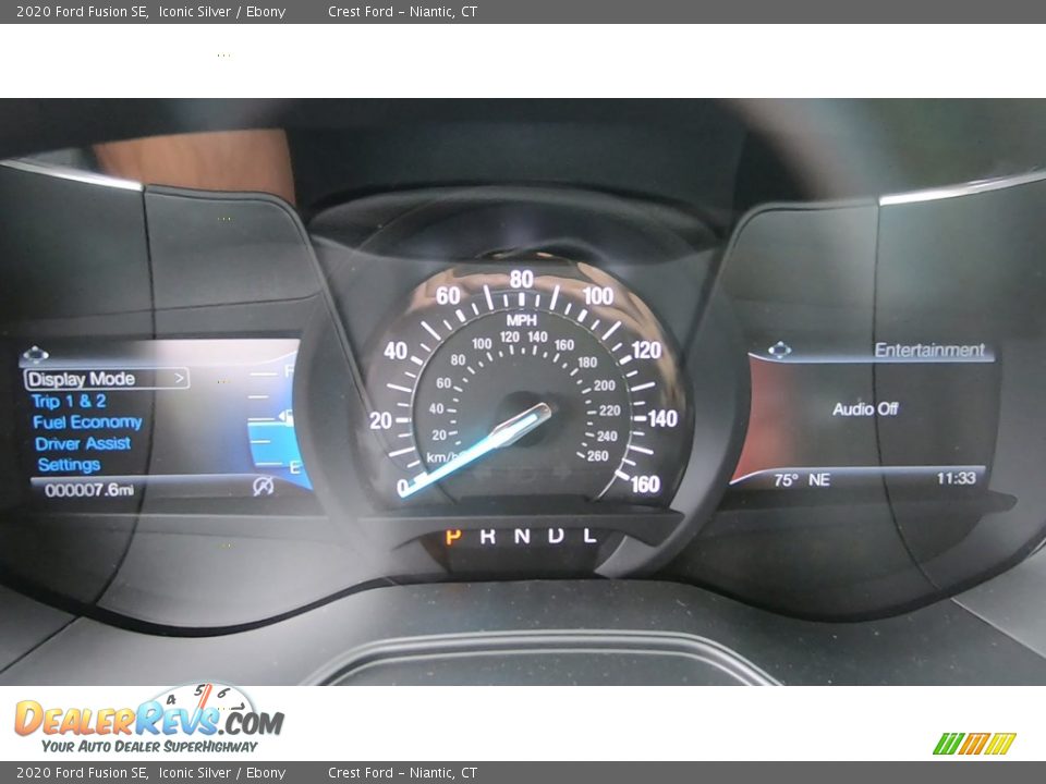 2020 Ford Fusion SE Iconic Silver / Ebony Photo #14