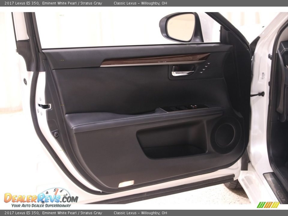 2017 Lexus ES 350 Eminent White Pearl / Stratus Gray Photo #4