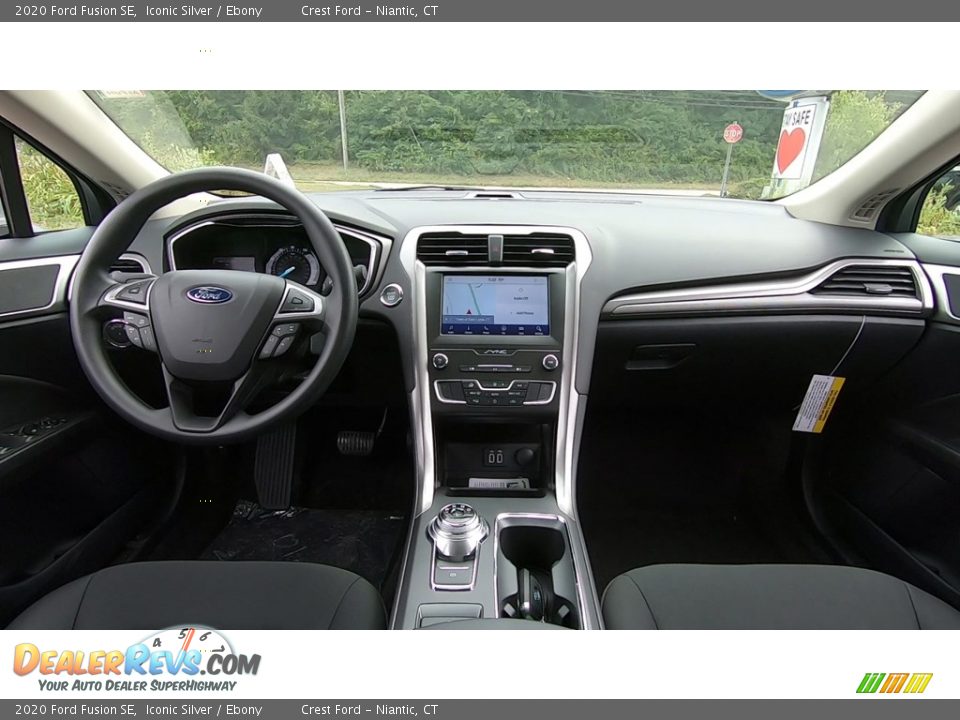 2020 Ford Fusion SE Iconic Silver / Ebony Photo #20