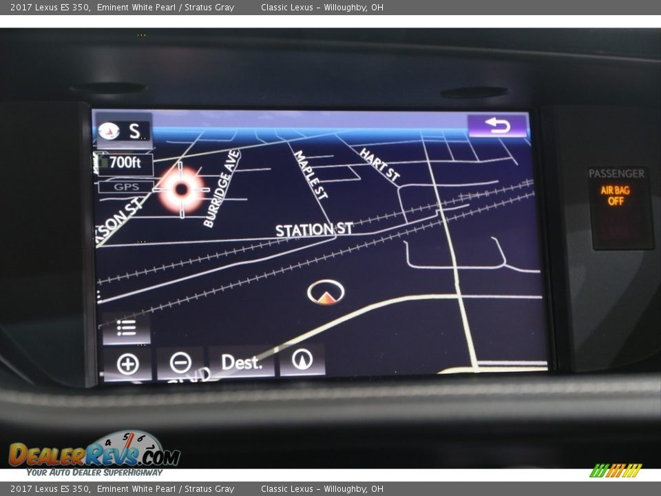 2017 Lexus ES 350 Eminent White Pearl / Stratus Gray Photo #12
