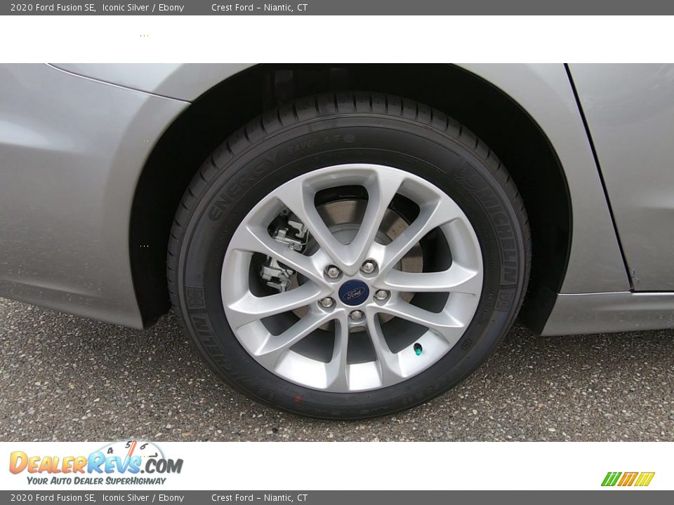2020 Ford Fusion SE Iconic Silver / Ebony Photo #23