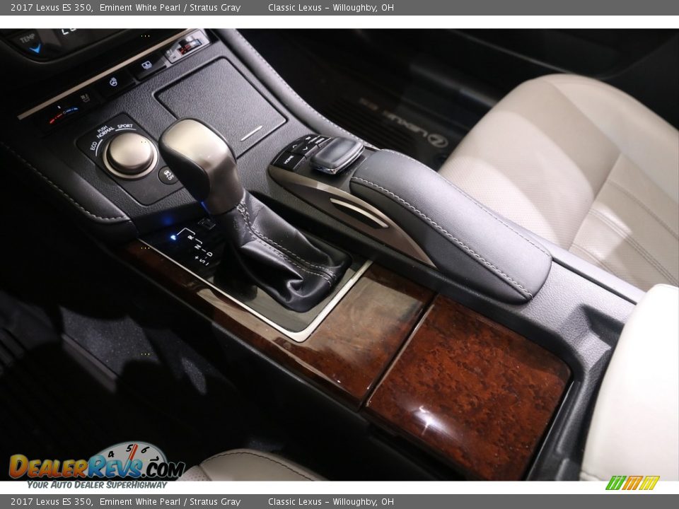 2017 Lexus ES 350 Eminent White Pearl / Stratus Gray Photo #15