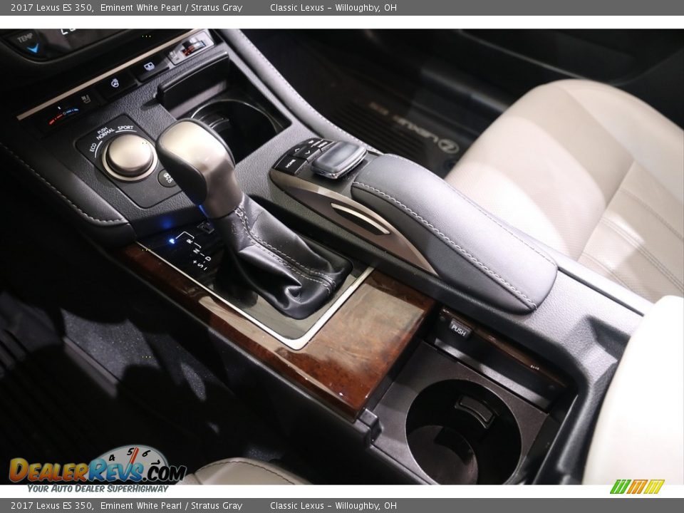 2017 Lexus ES 350 Eminent White Pearl / Stratus Gray Photo #16