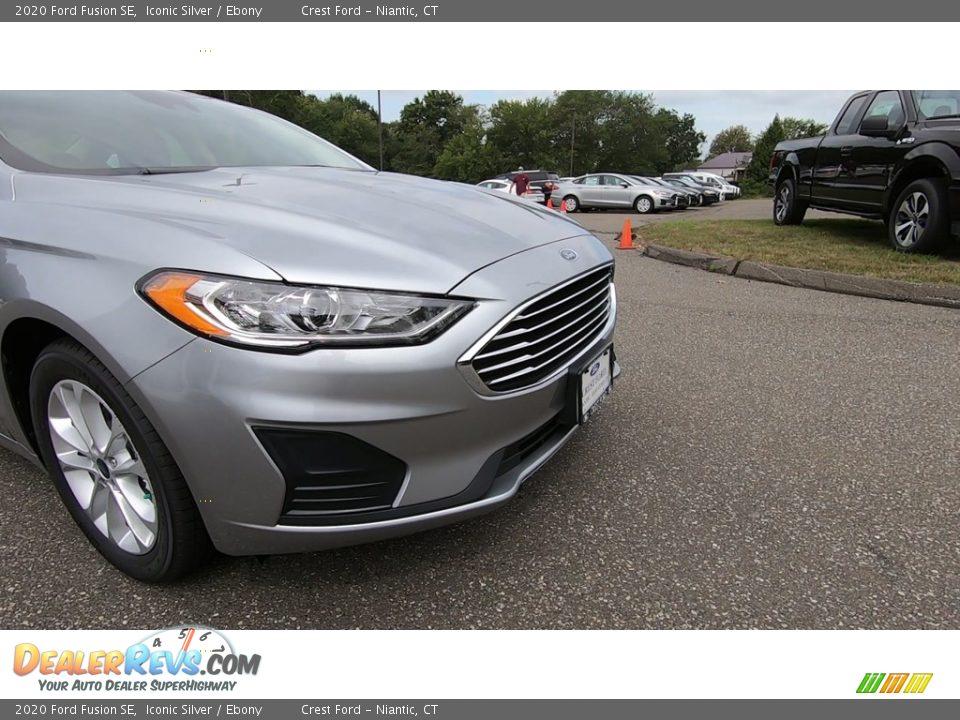 2020 Ford Fusion SE Iconic Silver / Ebony Photo #28